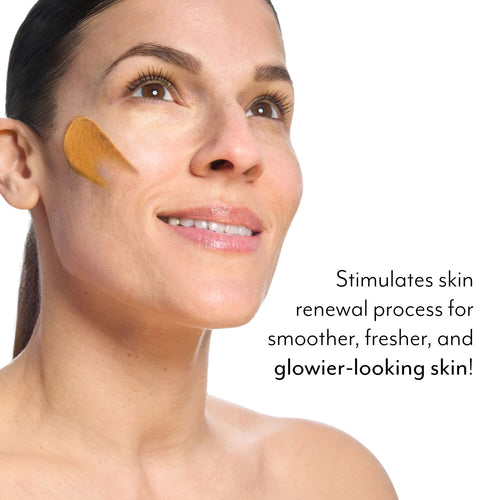 Bliss Pumpkin Face Mask stimulates the skin renewal process for smoother, fresher, and glowier-looking skin
