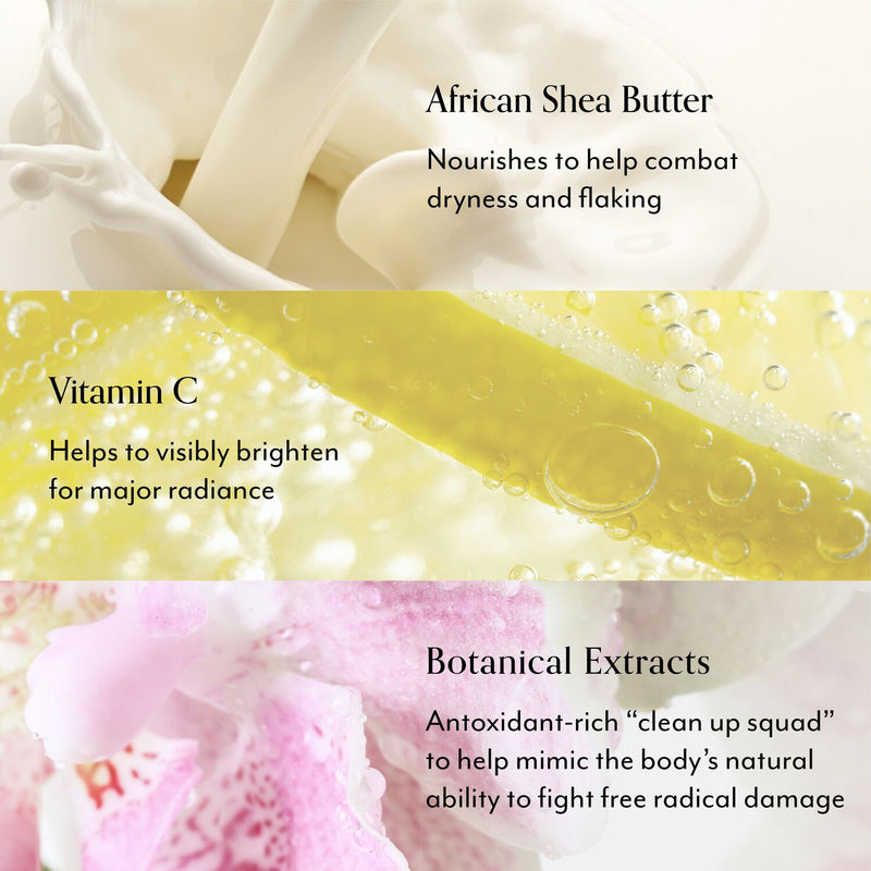 Ex-Glow-Sion Brightening Moisturizer Key Ingredients: African Shea Butter, Vitamin C, and Botanical Extracts